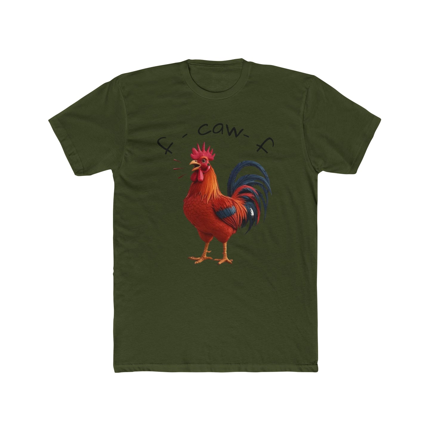 Merch - T-shirt f-caw-f Chicken Unisex Cotton Crew Tee