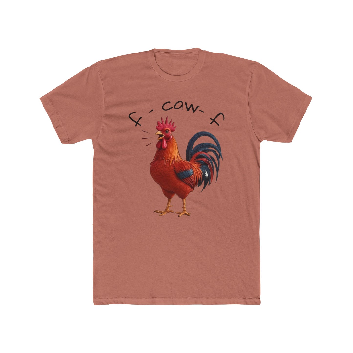 Merch - T-shirt f-caw-f Chicken Unisex Cotton Crew Tee