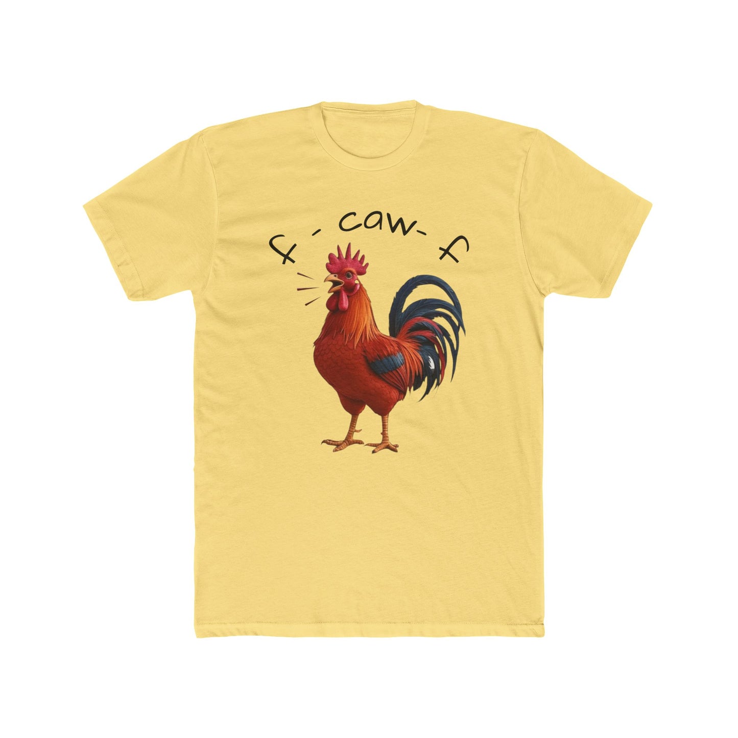 Merch - T-shirt f-caw-f Chicken Unisex Cotton Crew Tee