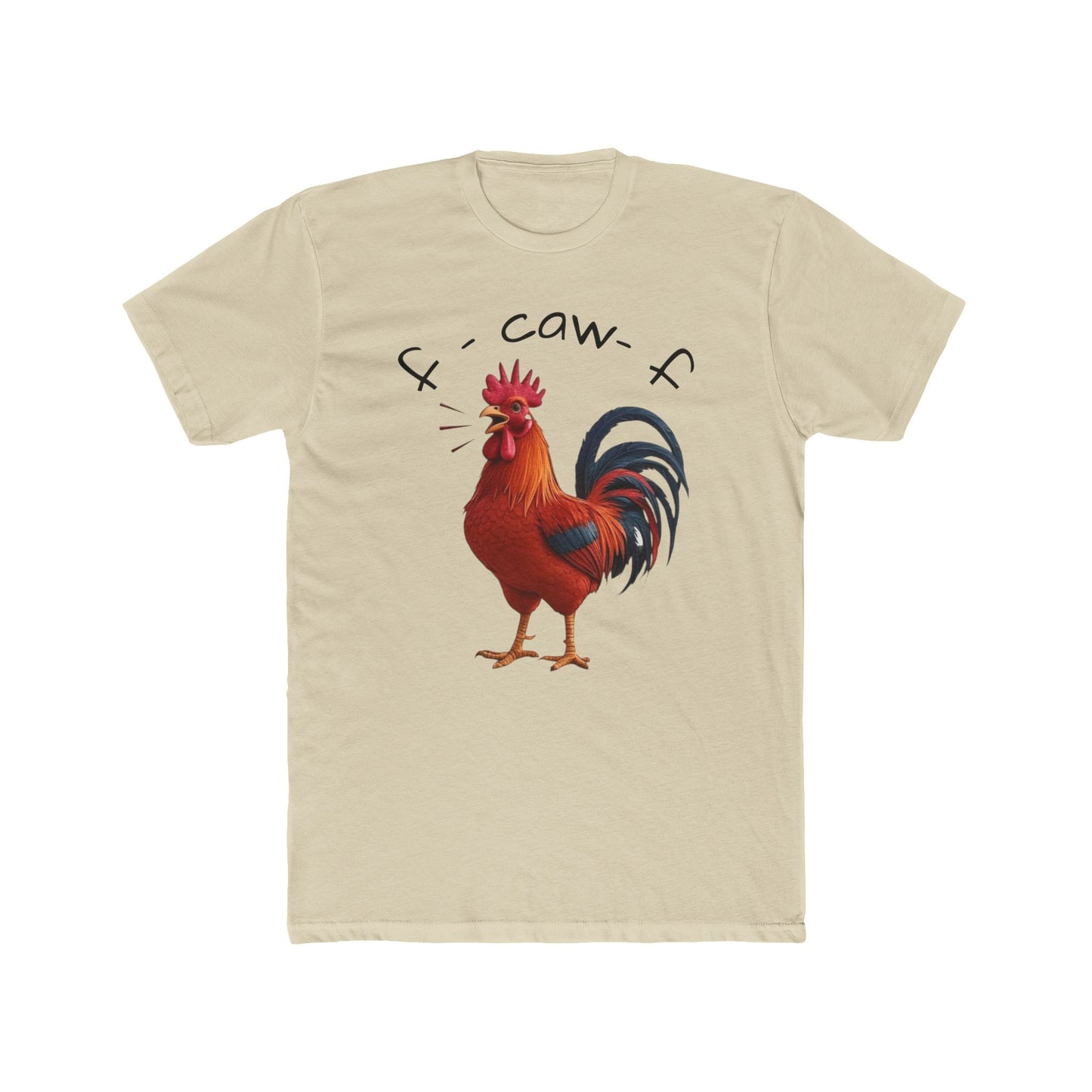 Merch - T-shirt f-caw-f Chicken Unisex Cotton Crew Tee