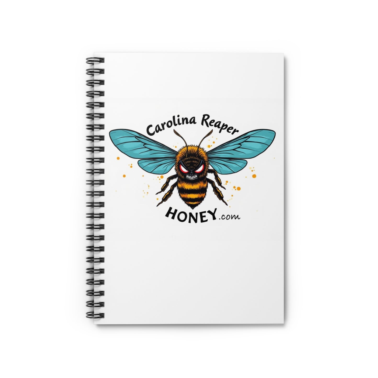 Spiral Notebook - Ruled Line, Carolina Reaper Honey
