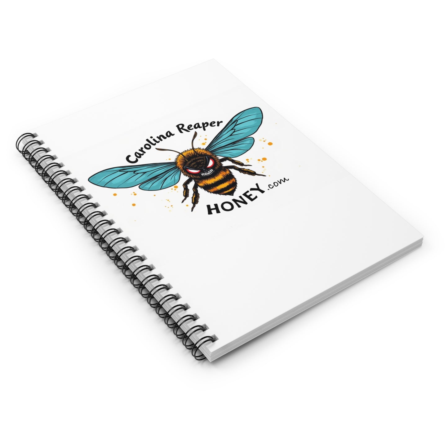 Spiral Notebook - Ruled Line, Carolina Reaper Honey
