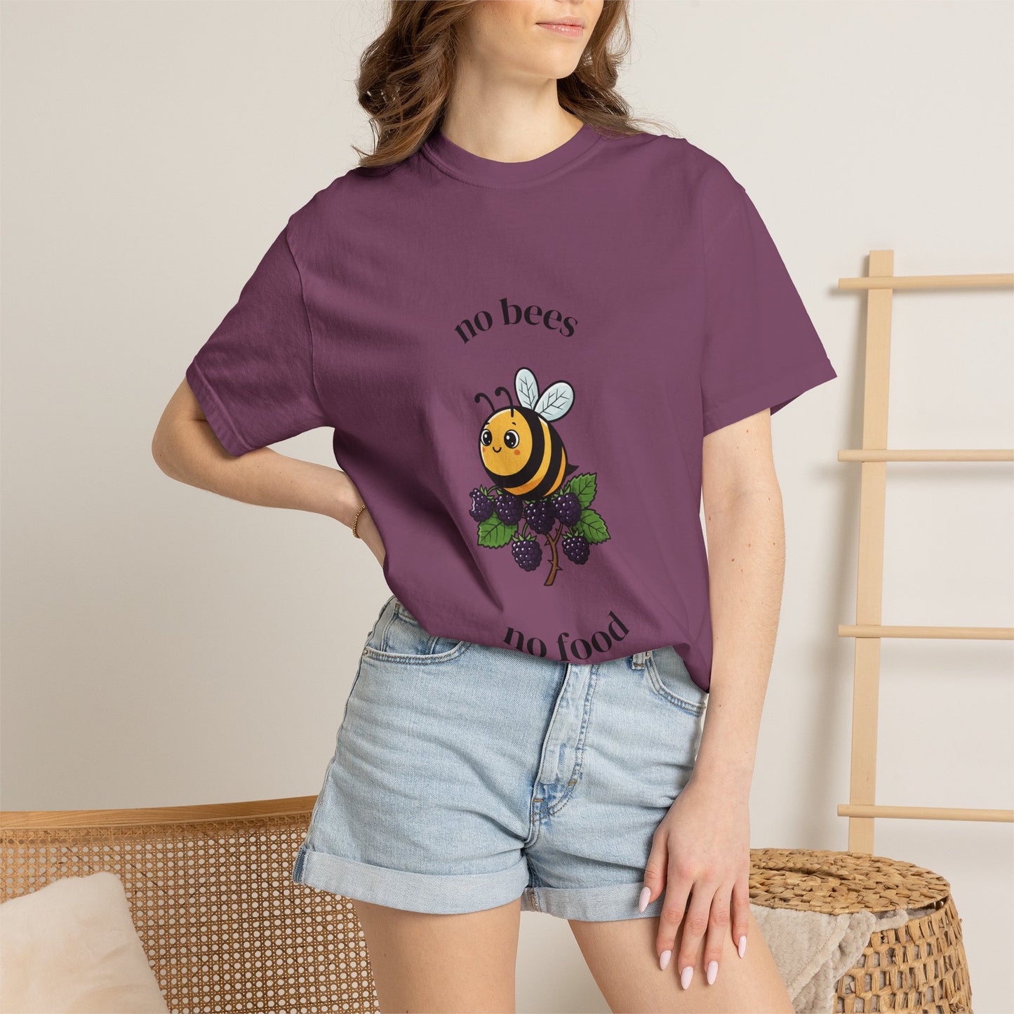 Merch - T-Shirt No Bees, No Food