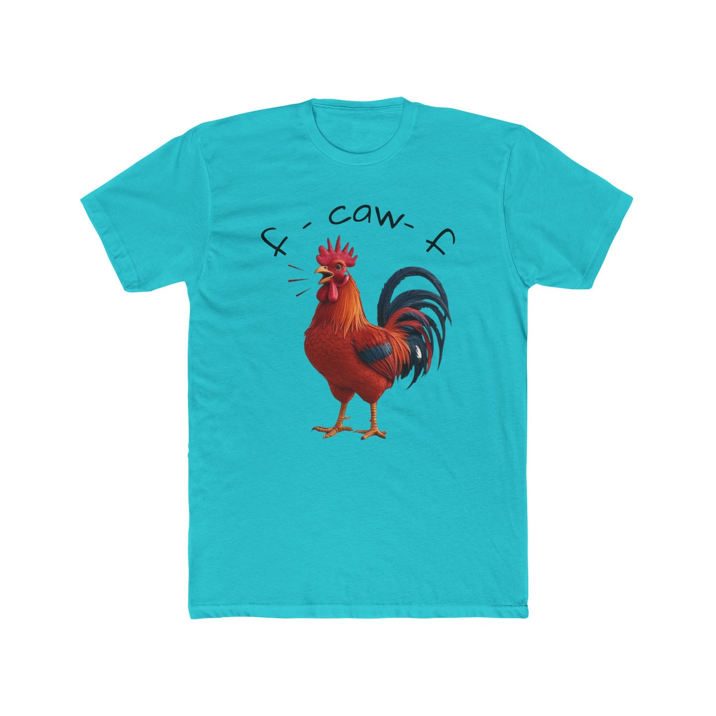Merch - T-shirt f-caw-f Chicken Unisex Cotton Crew Tee