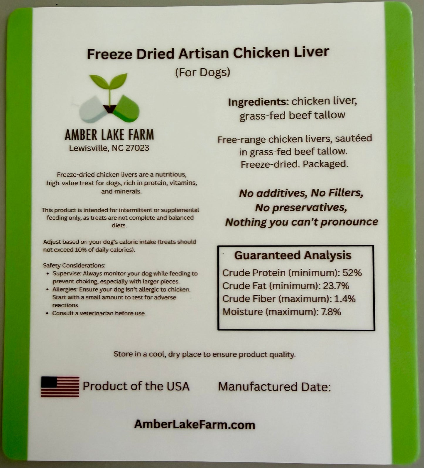 Pets - Free-Range Chicken Liver Treat