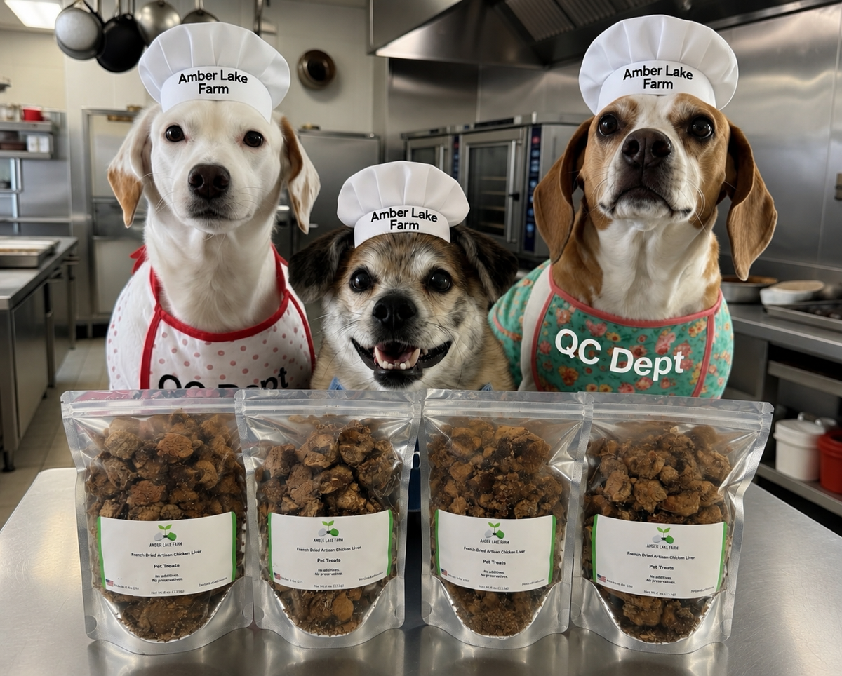 Pet Treat - Free-Range Chicken Liver Treat for Dogs - 4 oz
