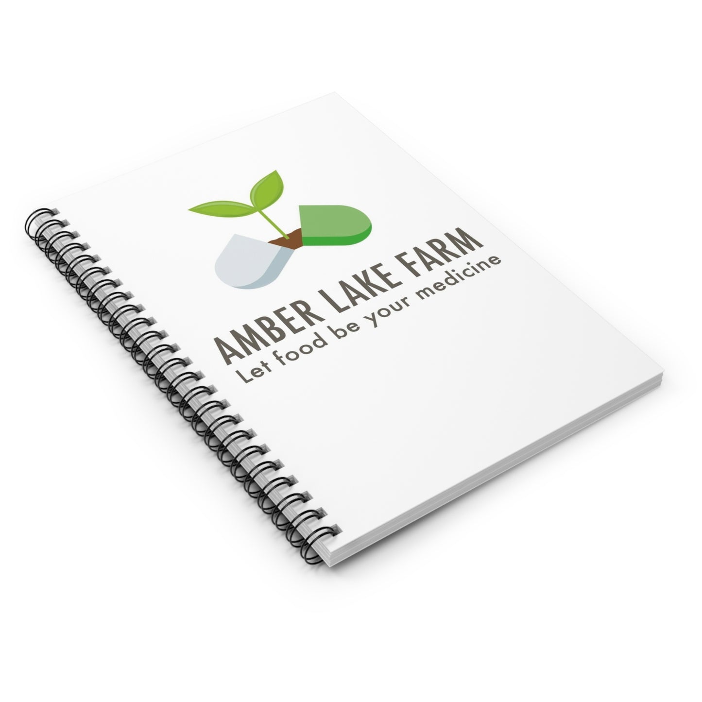 Spiral Notebook - Ruled Line, Amber Lake Farm