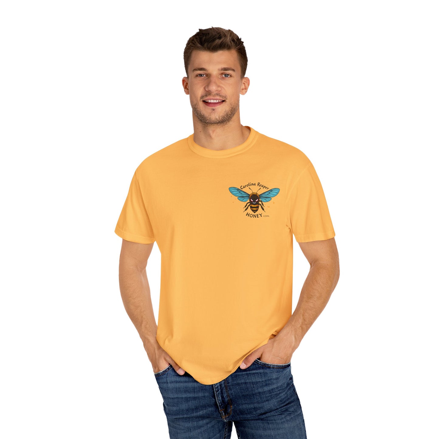 Merch - Carolina Reaper Honey T-shirt with pocket logo