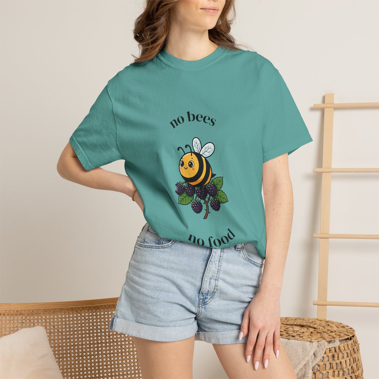 Merch - T-Shirt No Bees, No Food