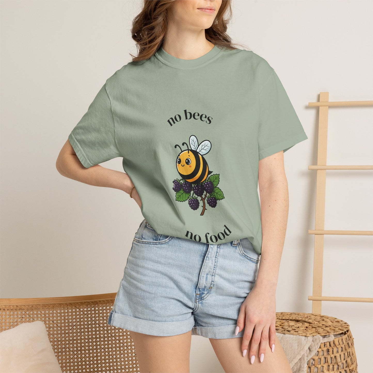 Merch - T-Shirt No Bees, No Food