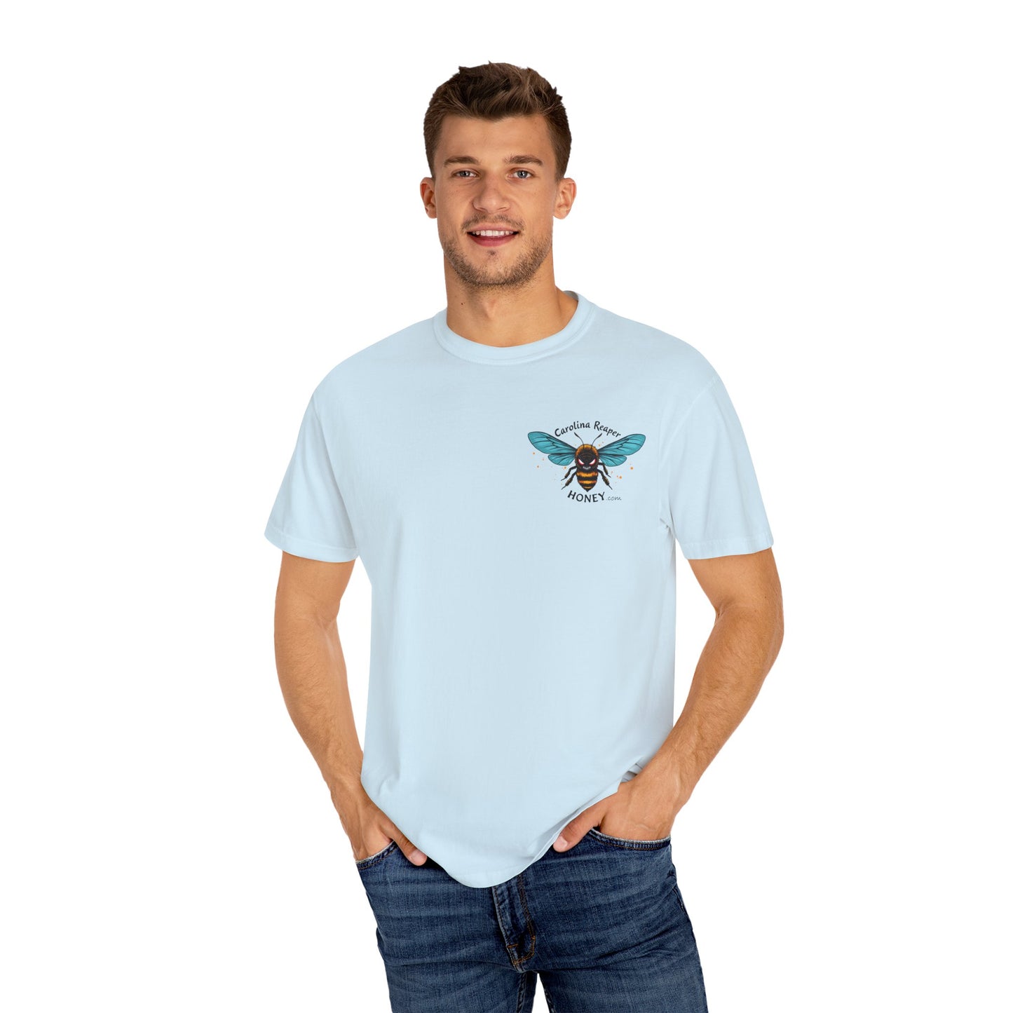Merch - Carolina Reaper Honey T-shirt with pocket logo