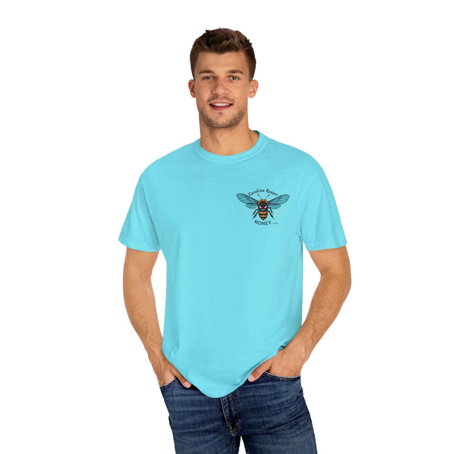Merch - Carolina Reaper Honey T-shirt with pocket logo