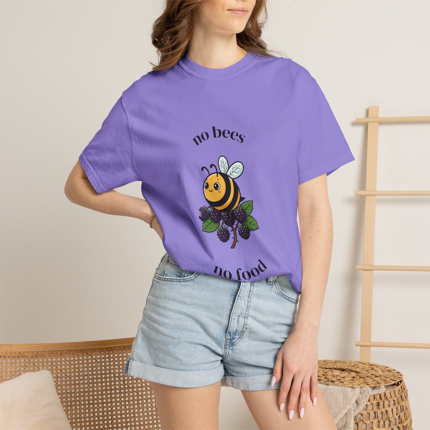 Merch - T-Shirt No Bees, No Food