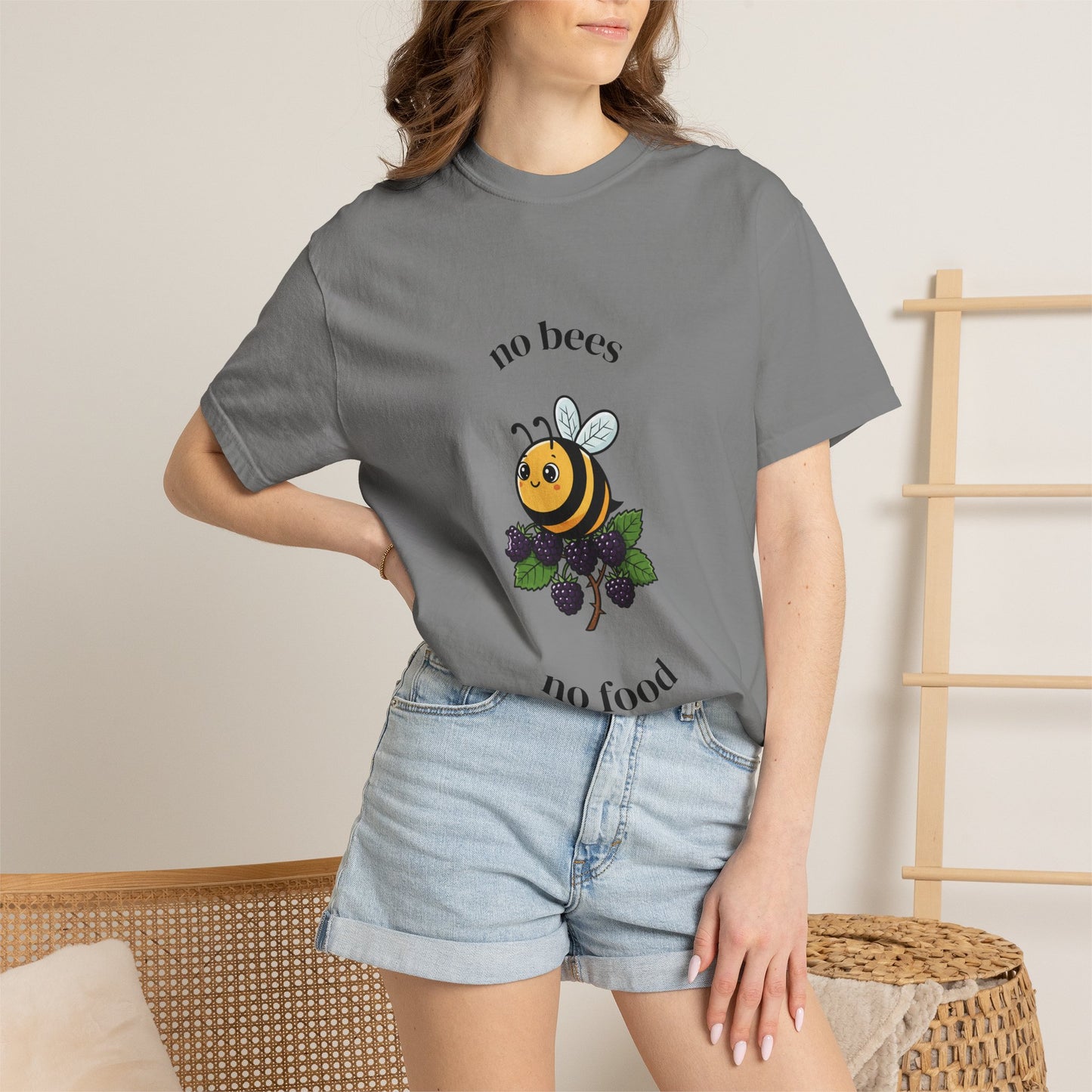 Merch - T-Shirt No Bees, No Food