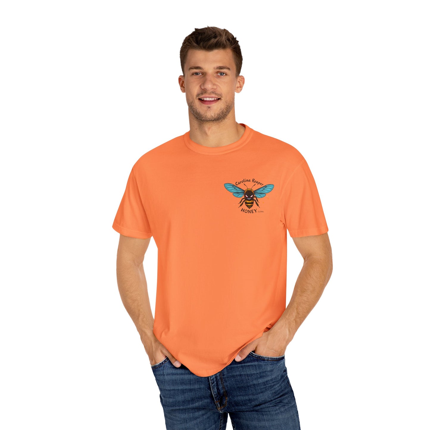 Merch - Carolina Reaper Honey T-shirt with pocket logo