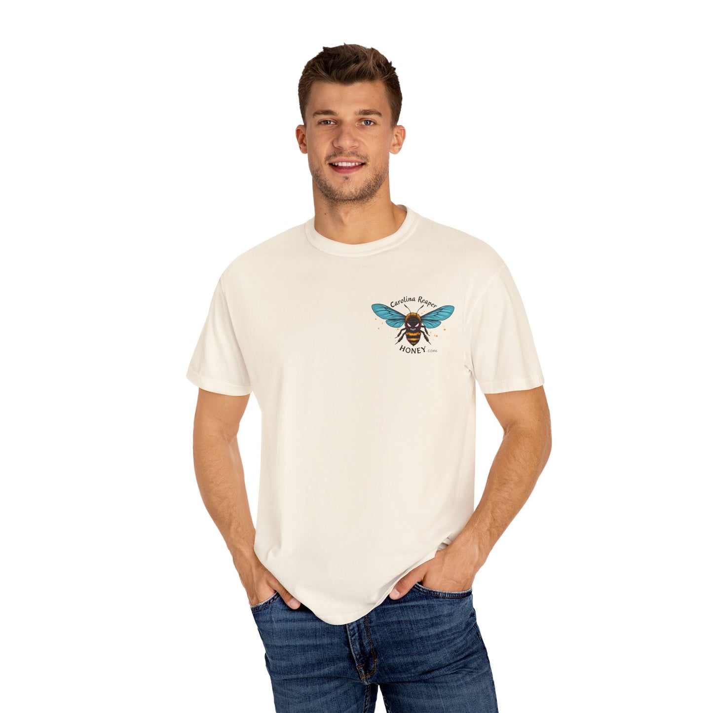Merch - Carolina Reaper Honey T-shirt with pocket logo