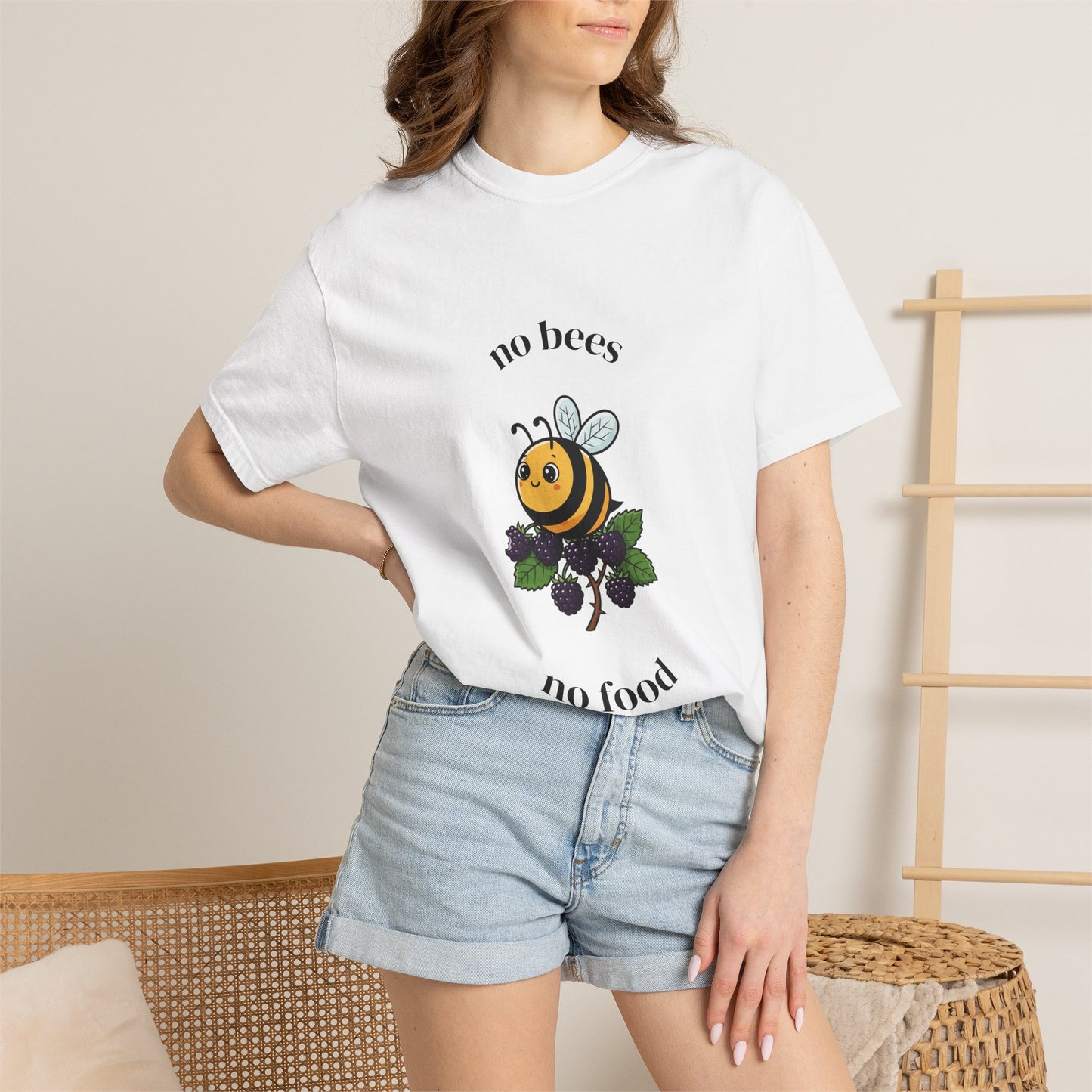 Merch - T-Shirt No Bees, No Food