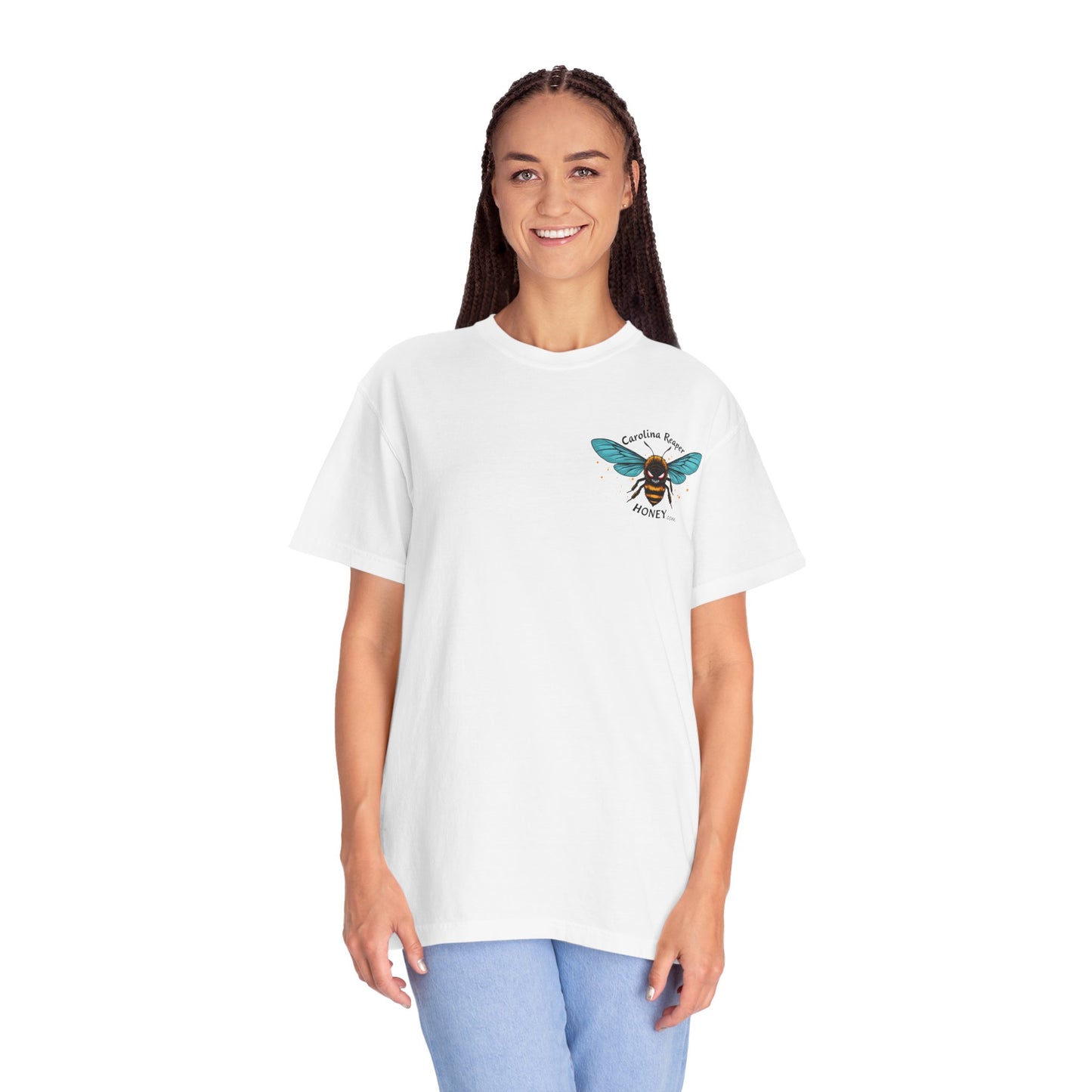 Merch - Carolina Reaper Honey T-shirt with pocket logo