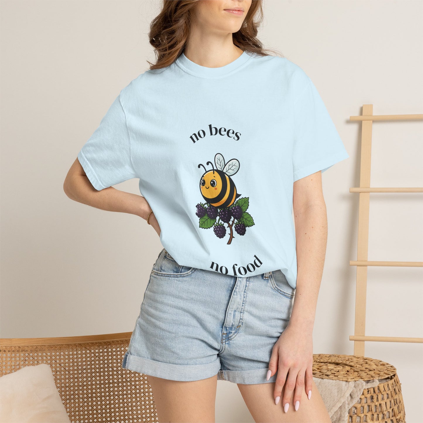 Merch - T-Shirt No Bees, No Food