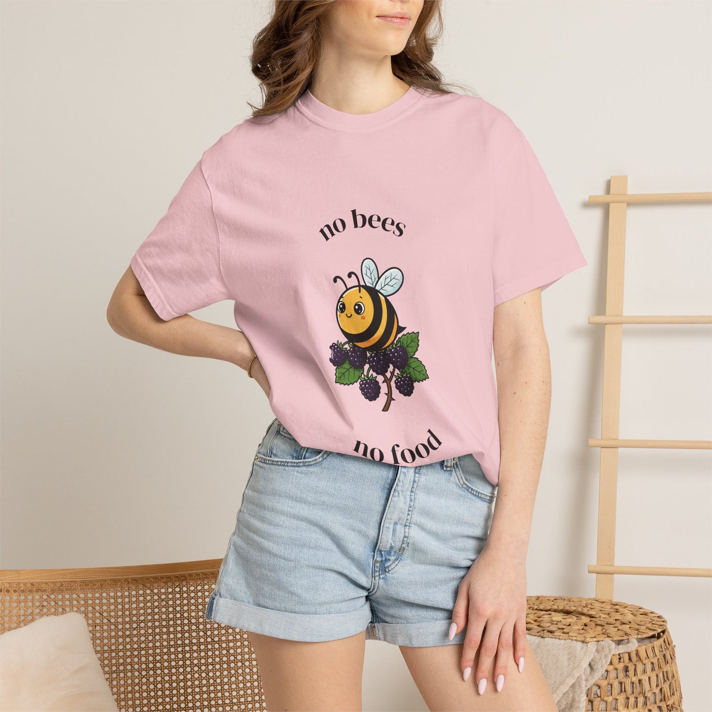 Merch - T-Shirt No Bees, No Food
