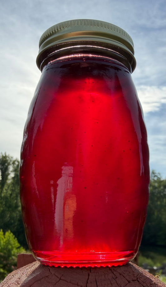 Coming soon! Waiting on labels!   Honey - Blackberry Infused Local Honey | Amber Lake Farm
