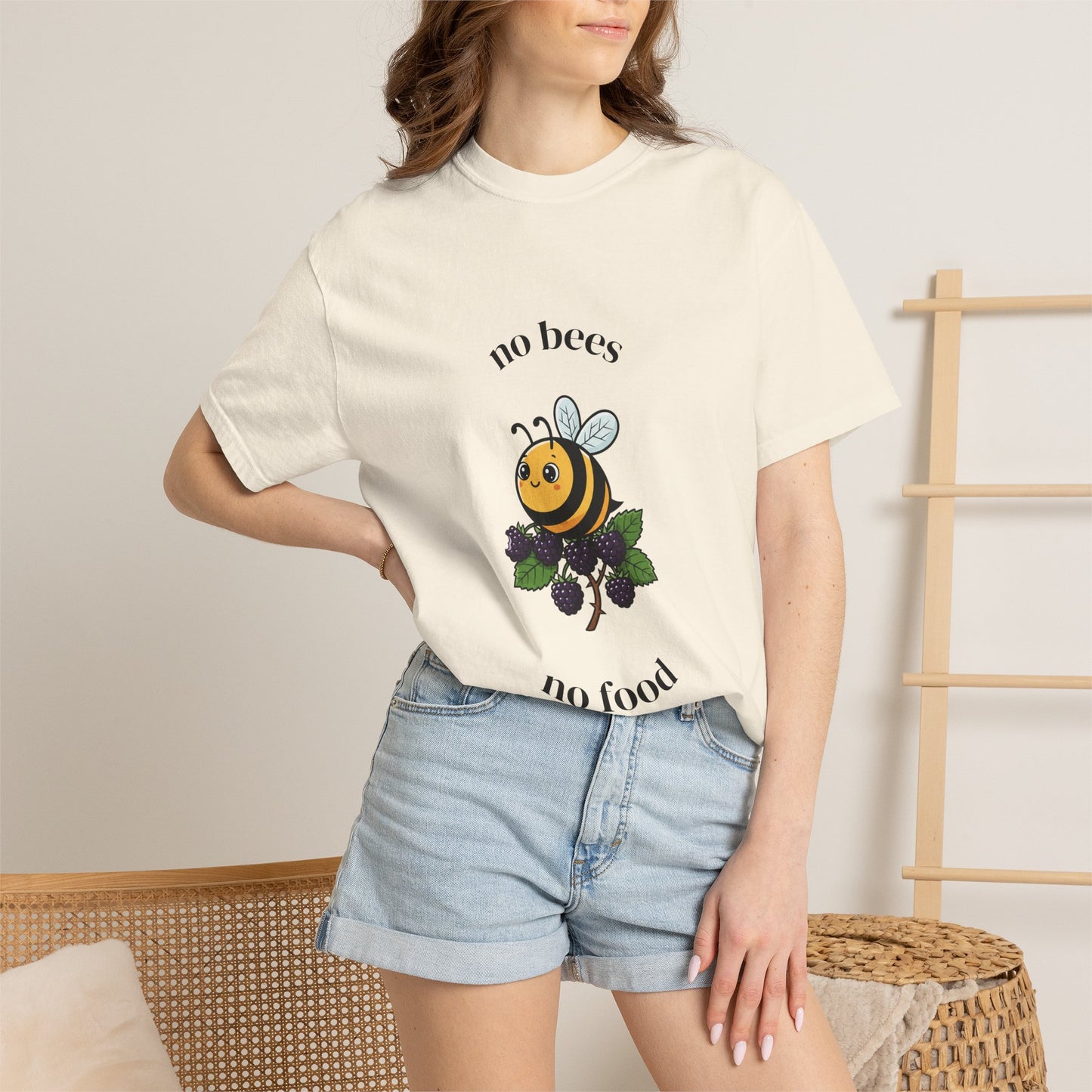 Merch - T-Shirt No Bees, No Food