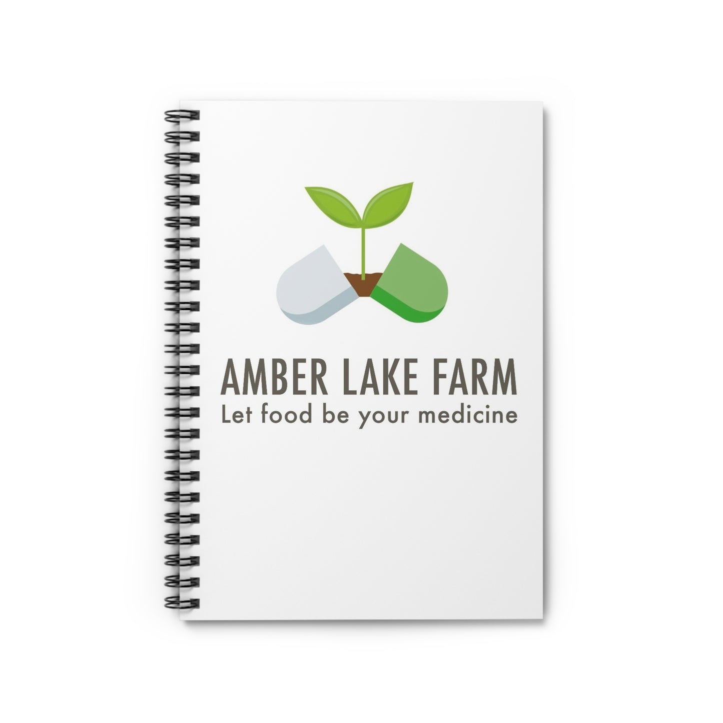 Spiral Notebook - Ruled Line, Amber Lake Farm