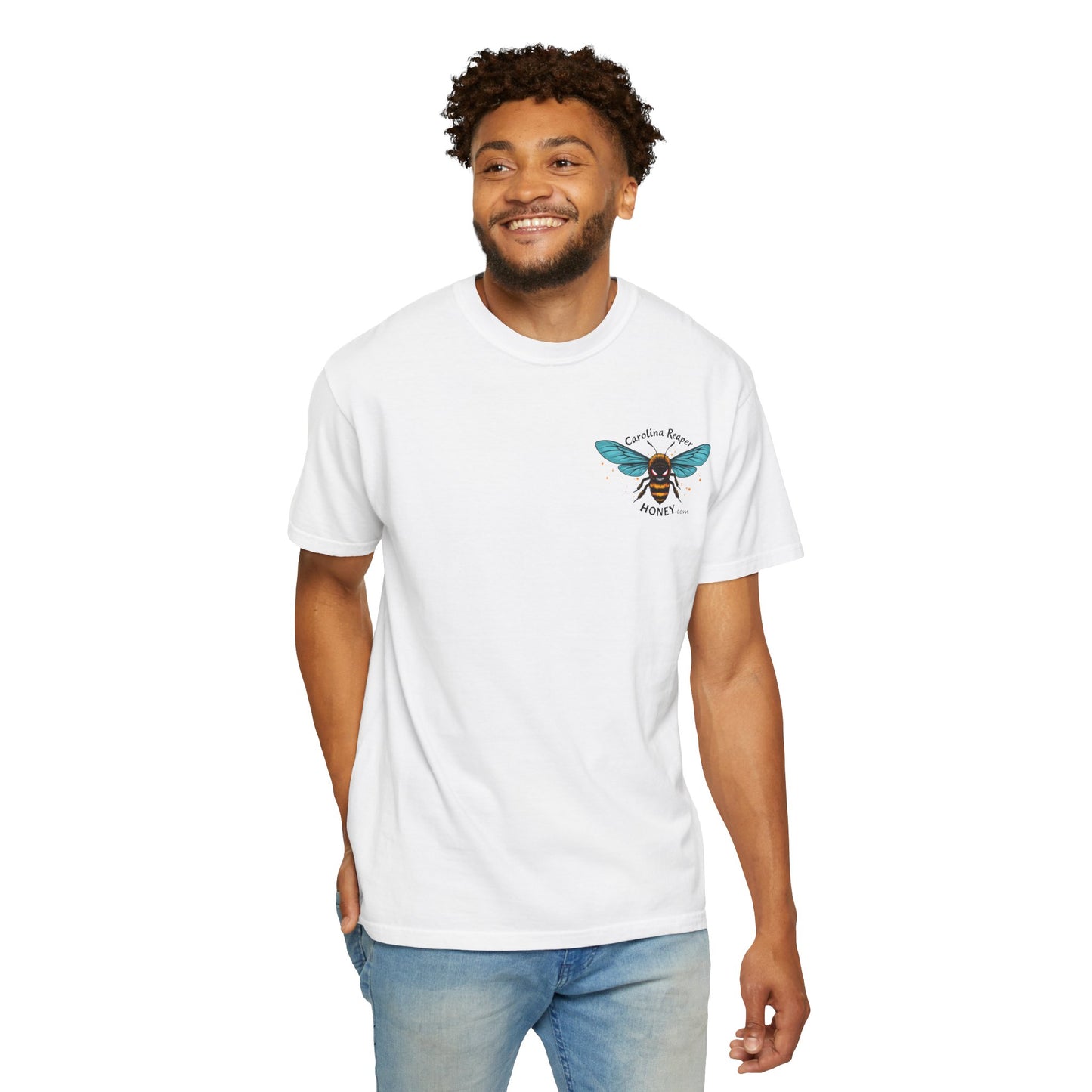 Merch - Carolina Reaper Honey T-shirt with pocket logo