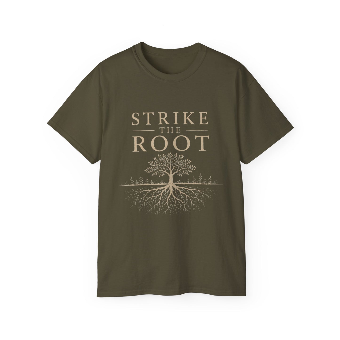 Merch - T-Shirt Strike the Root Unisex Ultra Cotton Tee