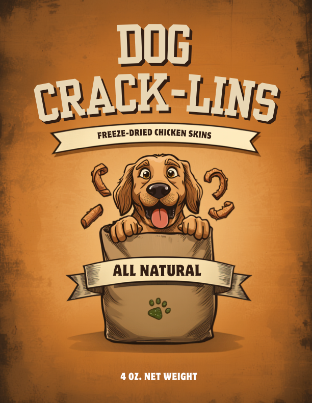 Pet Treat - Free-Range Chicken Skins - 4 oz