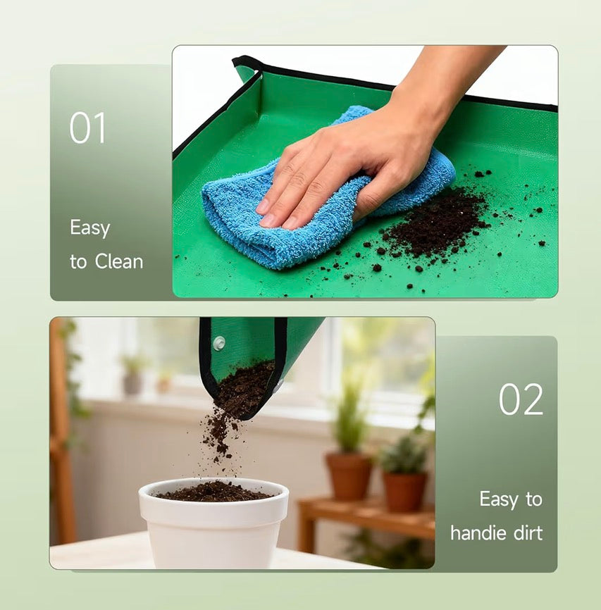 Waterproof Potting Mat - Portable Potting Mat for Mess Control