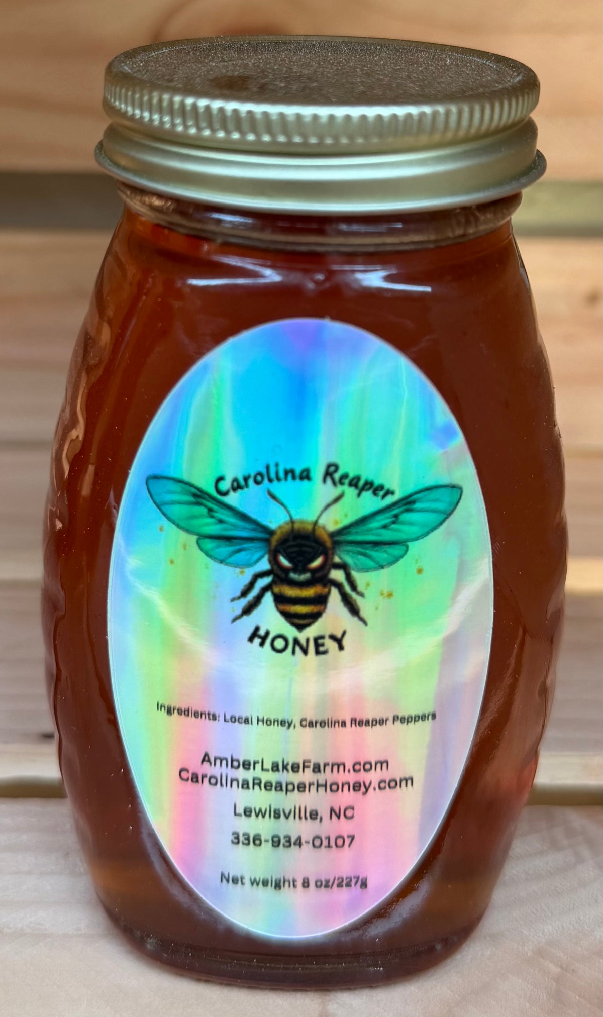 Honey - Carolina Reaper Infused Honey – Sweet Heat Local Honey | Amber Lake Farm